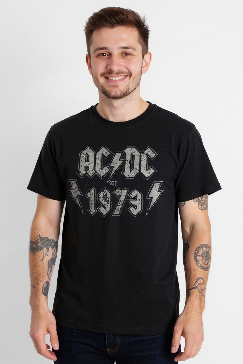 AC/DC Since 1973 T-Shirt - Black