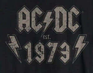 AC/DC Since 1973 T-Shirt (Black)
