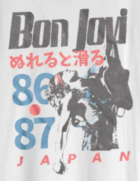 Bon Jovi "Japan" T-Shirt (White)