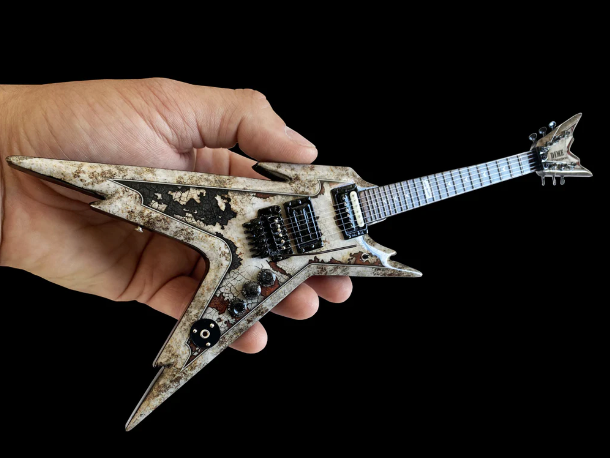 Dean Dimebag Rust Razorback Mini Guitar - Officially Licensed