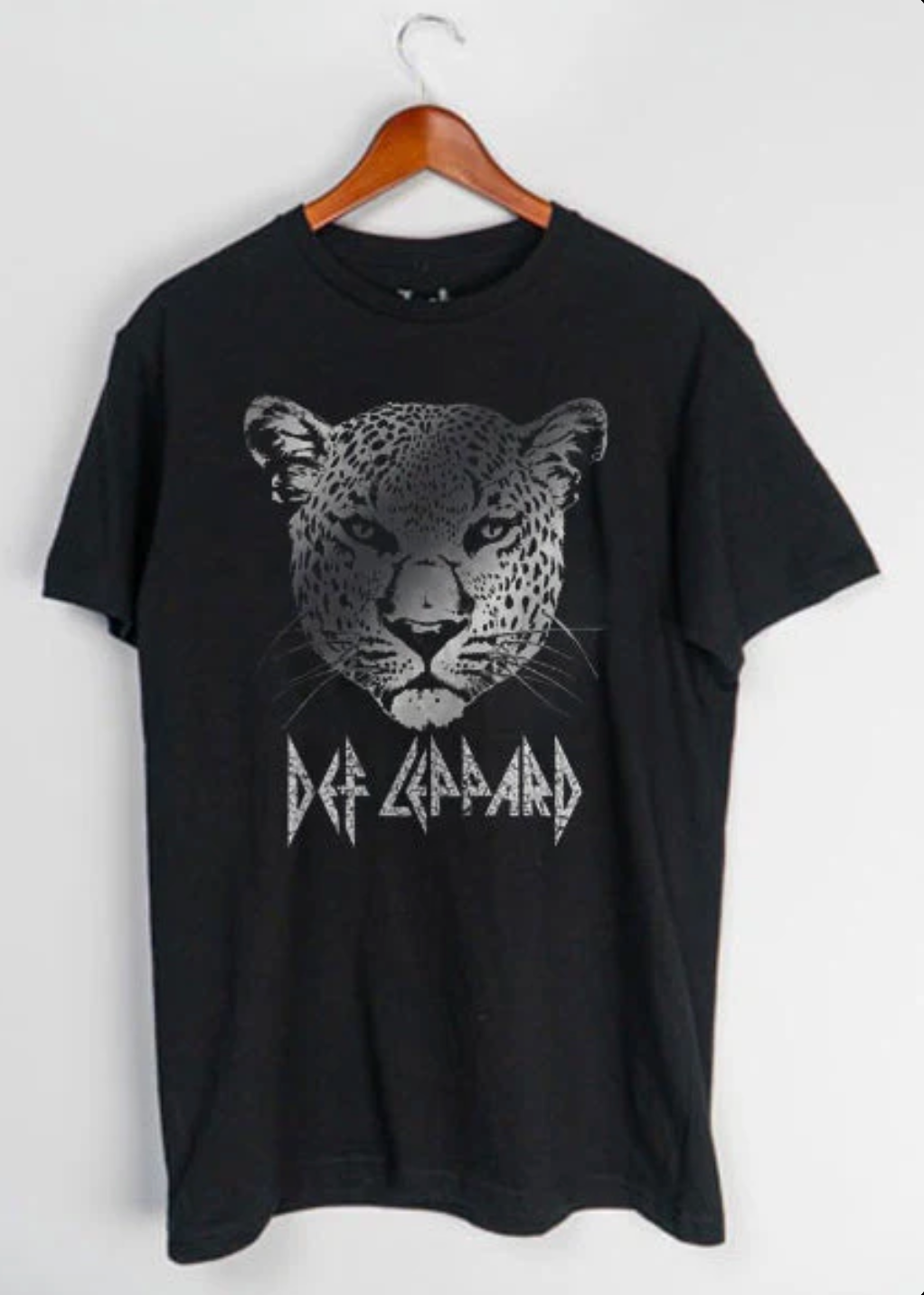 Def Leppard Leopard Face T-shirt