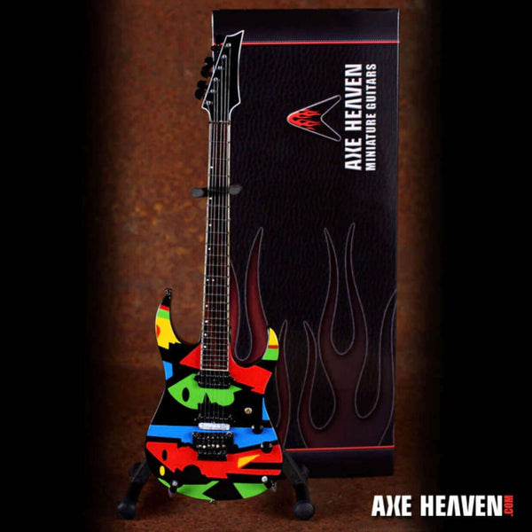 John Petrucci  "Color Cubist” Picasso-Designed Mini Guitar Replica Collectible