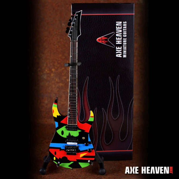 John Petrucci "Color Cubist” Picasso-Designed Mini Guitar Replica Collectible