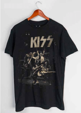 Kiss - Discharge T-Shirt (Black)