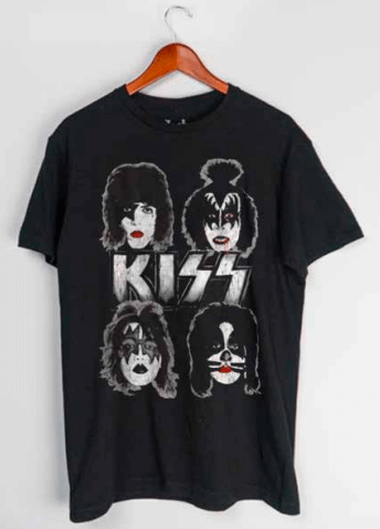 Kiss - Dynasty Cover T-Shirt (Black)