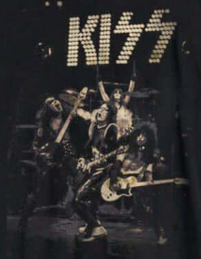 Kiss - Discharge T-Shirt (Black)