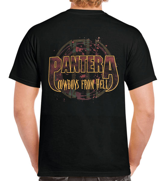 Pantera - Horned Cowboy T-Shirt (Back)