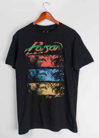 Poison - Eyes T-Shirt (Black)