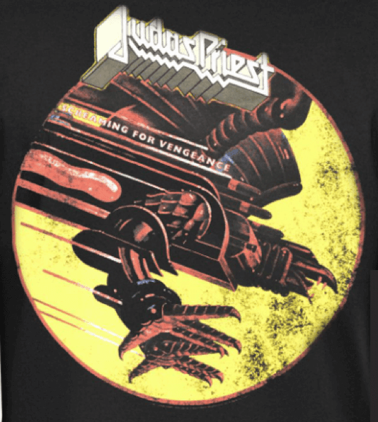 Judas Priest Vengeance Anniversary T-Shirt Logo