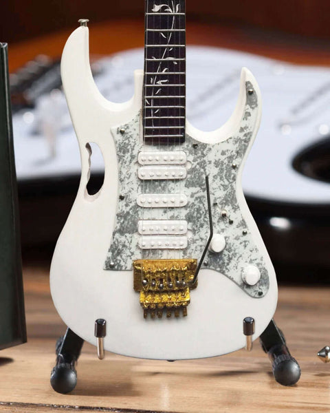 Steve Vai Signature White JEM Miniature Guitar Replica
