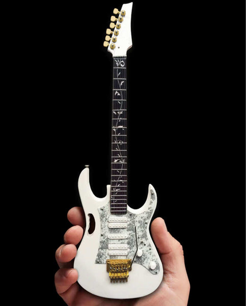 Steve Vai Signature White JEM Miniature Guitar Replica