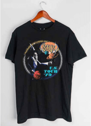 Styx US Tour 79 T-Shirt (Black)
