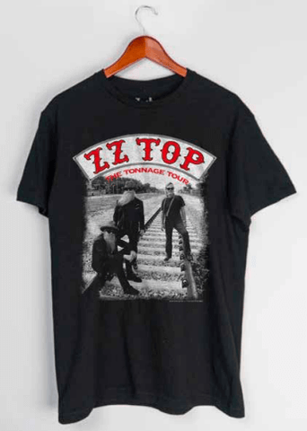 Z Top - The Tonnage Tour T-Shirt (Black)
