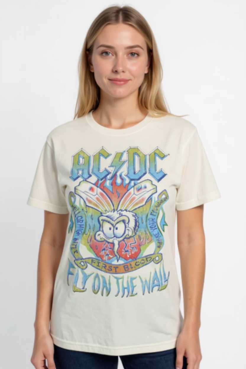 AC/DC Fly On The Wall Logo T-shirt
