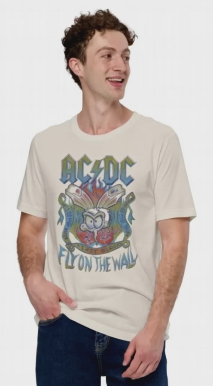 AC/DC Fly On The Wall Logo T-shirt