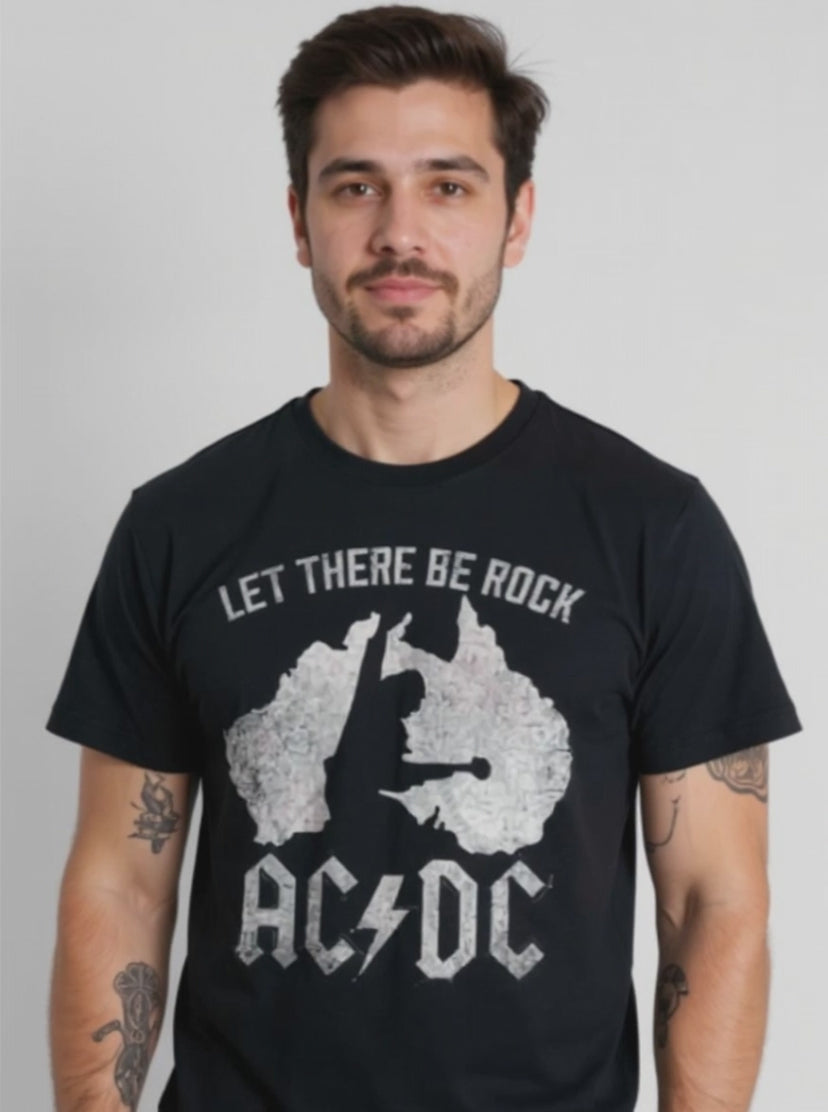 AC/DC - Let There Be Rock T-Shirt - Black