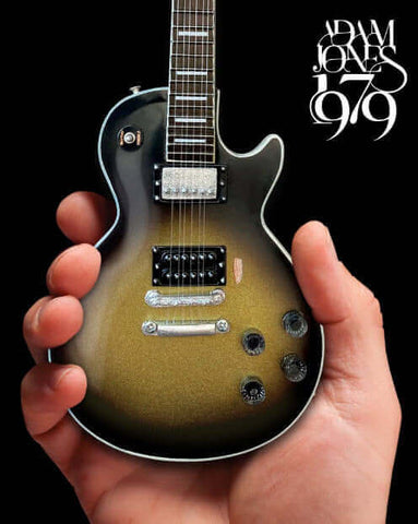 Adam Jones Les Paul Custom Antique Silverburst Miniature Guitar