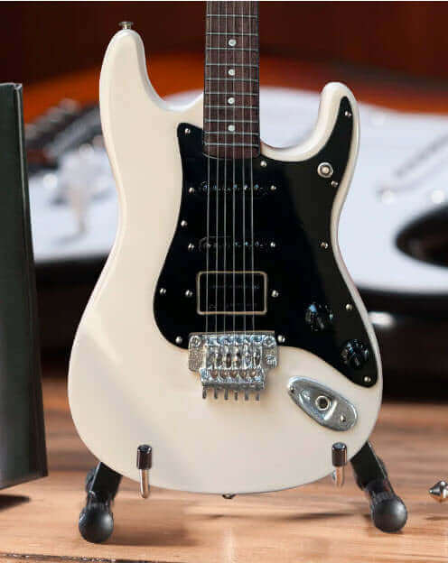Alex Lifeson Hentor Sportscaster Miniature Guitar Model 
