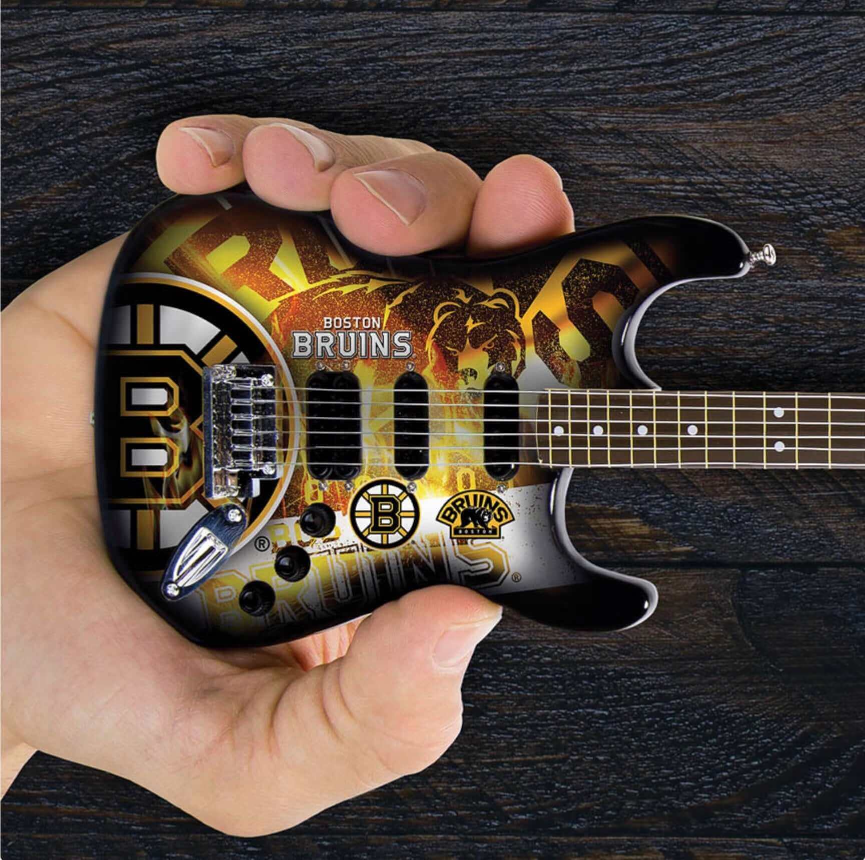 Boston Bruins 10“ Collectible Mini Guitar