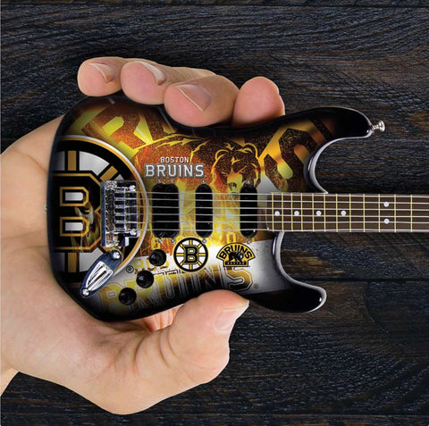 Boston Bruins Mini Guitar