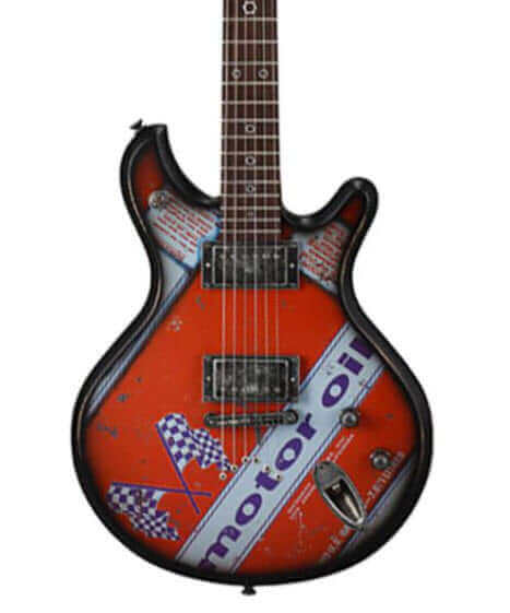 Stephen McSwain Cort Motor Oil - Fuel Series. Mini Guitar Replica