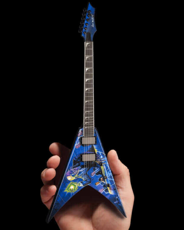 Dave Mustaine Signature V Rust In Peace Mini Guitar