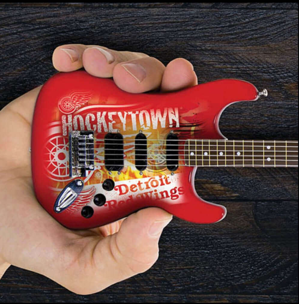 Detroit Red Wings 10“ Collectible Mini Guitar