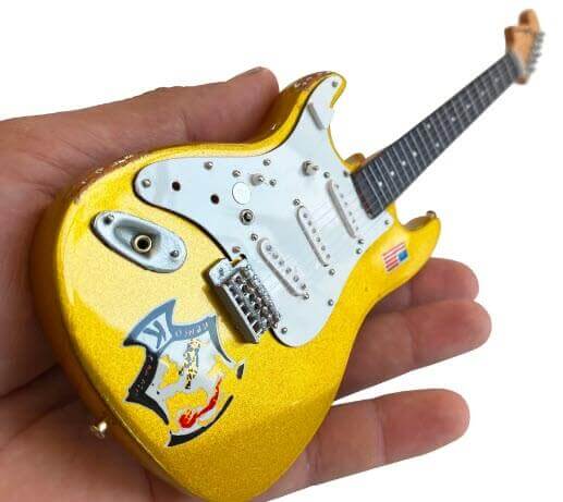 Dick Dale Fender™ Strat™ - "Beast" Gold Sparkle Guitar Model Replica