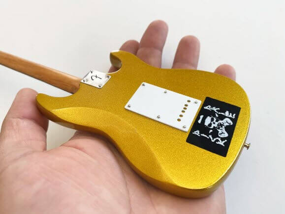 Dick Dale "Beast" Gold Sparkle Mini Guitar 
