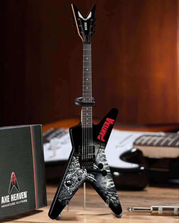 Dimebag Darrell Pantera Black & White Southern Trendkill ML Mini Guitar