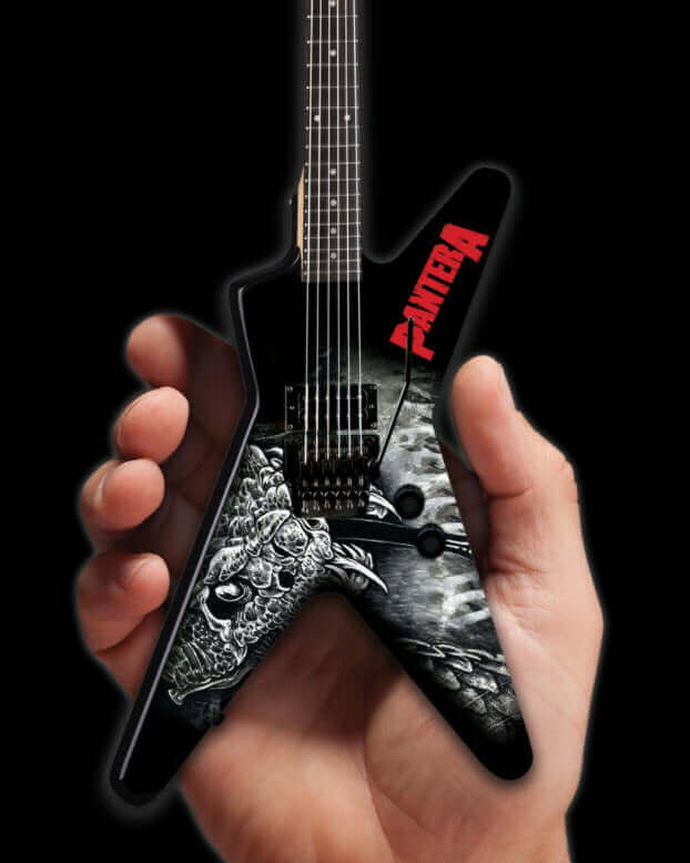 Dimebag Darrell Pantera Black & White Southern Trendkill ML Mini Guitar