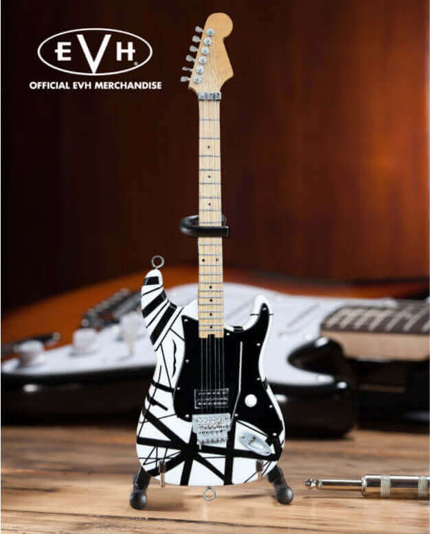EVH Black & White VH1 Eddie Van Halen Mini Guitar