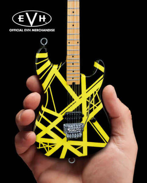 EVH Black & Yellow VH2 "Bumblebee" Eddie Van Halen Mini Guitar