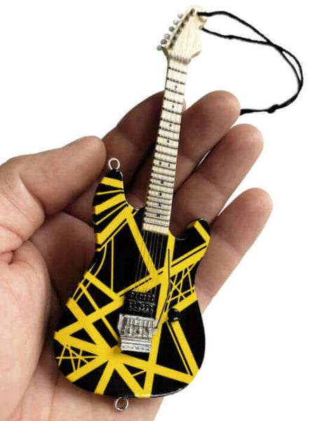 EVH VH2 Bumblebee Guitar Holiday Ornament - 6"