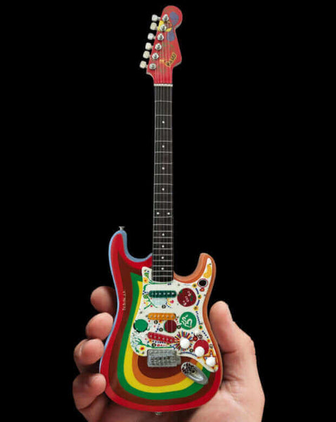 Fab Four Licensed Miniature Fender™ Strat™ Rocky Design Guitar Replica