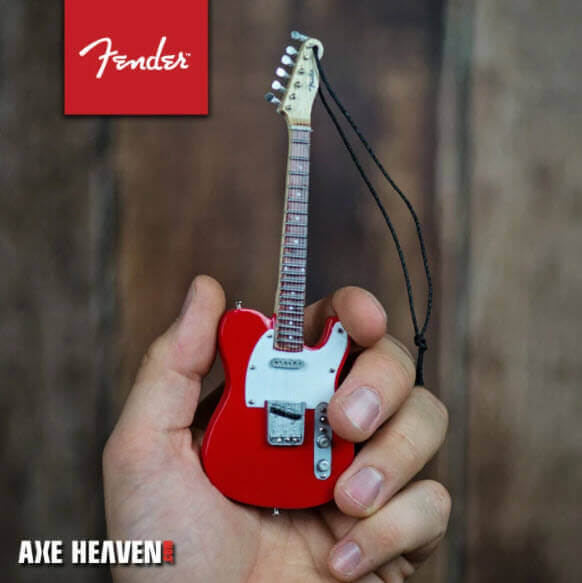 FENDER 50s Red Telecaster Mini Guitar Ornament 