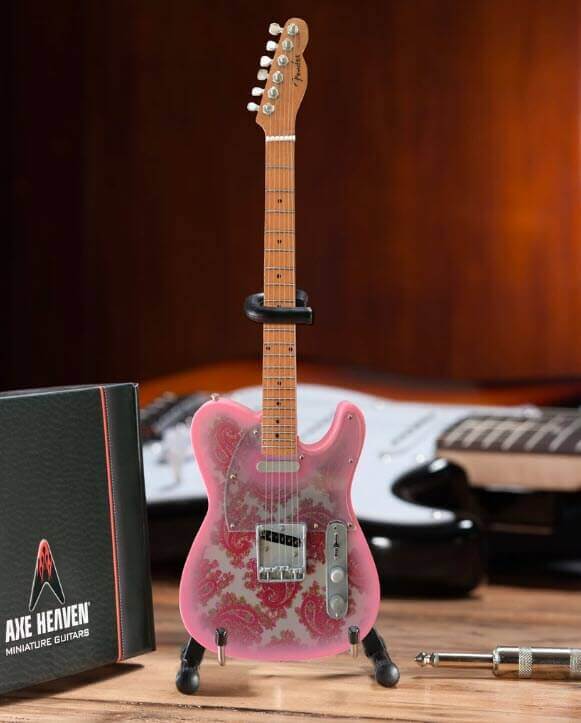 Fender™ Miniature Pink Paisley Telecaster™ Guitar 