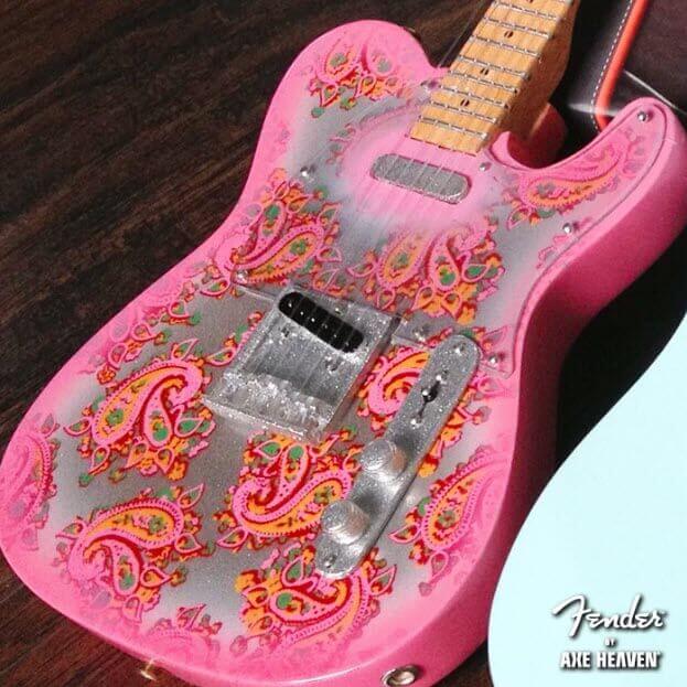 Fender™ Miniature Pink Paisley Telecaster™ Guitar 