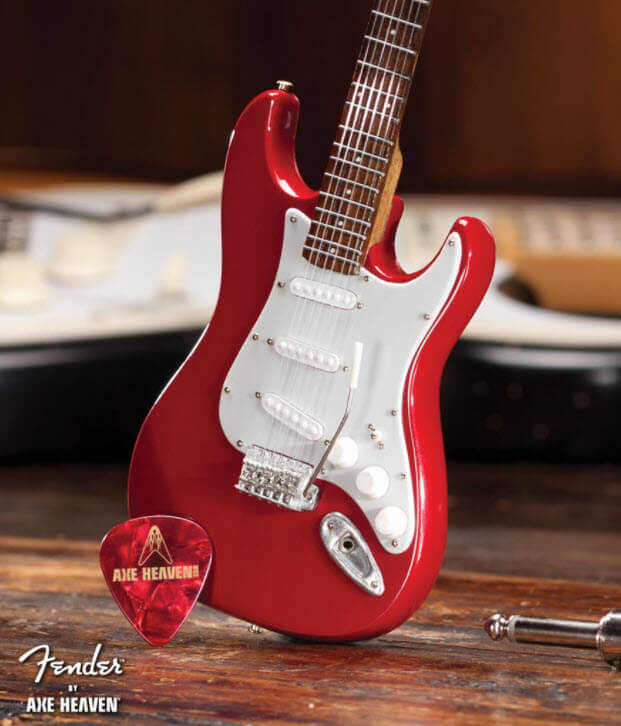 Fender™ Classic Red Stratocaster™ Miniature Guitar 