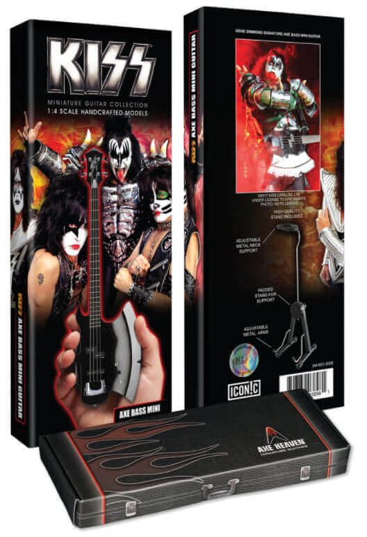 KISS® Gene Simmons Signature AXE Bass Mini Guitar Model