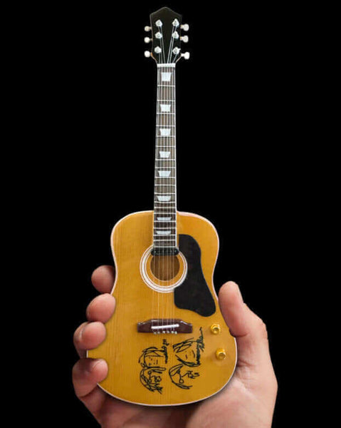 John Lennon “Give Peace a Chance” Miniature Acoustic Guitar