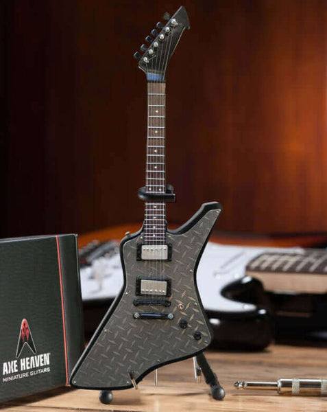James Hetfield “Diamond Plate” Miniature Guitar Replica Collectible