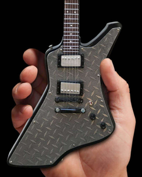 James Hetfield “Diamond Plate” Miniature Guitar Replica Collectible