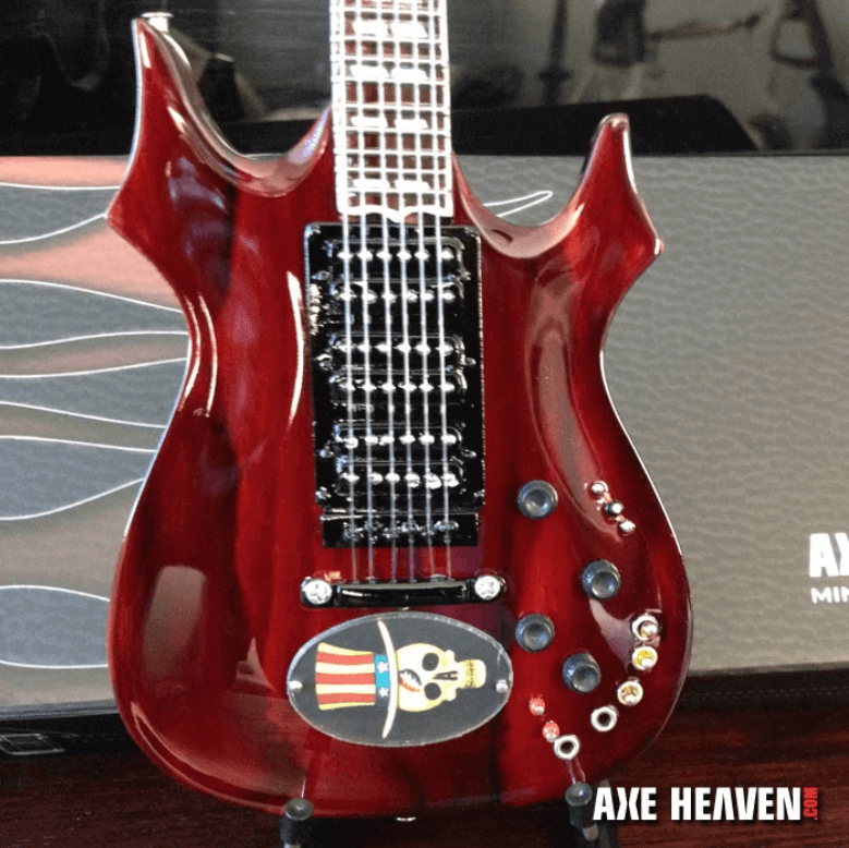 Jerry Garcia™ Top Hat Dead Head Tribute Mini Guitar Replica