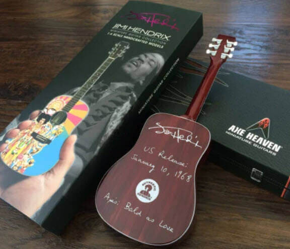 Jimi Hendrix AXIS Bold As Love Mini Acoustic Guitar Model