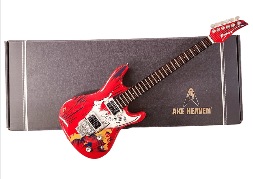 Joe Satriani Silver Surfer Miniature Guitar Replica