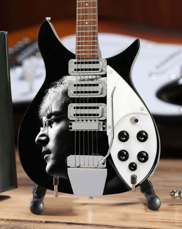 Fab Four Licensed - John Lennon Tribute Mini Guitar - Radio Days
