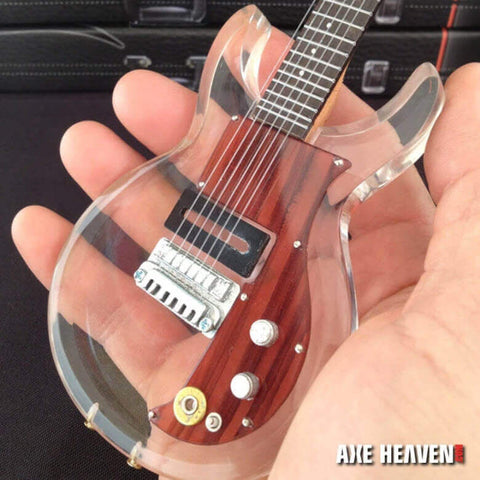 Dan Armstrong See-Through Acrylic Miniature Guitar Replica Collectible