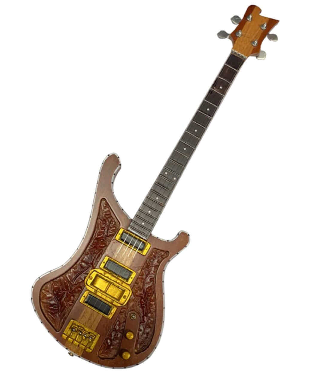 LEMMY SIGNATURE CARVED BASS MINI GUITAR | Goldmine Mag LEMMY SIGNATURE CARVED BASS MINI GUITAR | Goldmine Mag