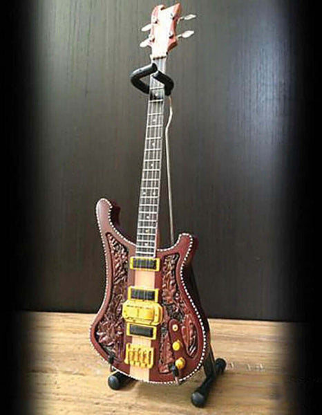 Lemmy Signature Carved Bass Mini Guitar Replica Collectible
